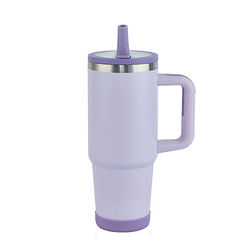 영국 R 보온/보냉 폴드 스트로우 텀블러 1200ml  라이트 퍼플