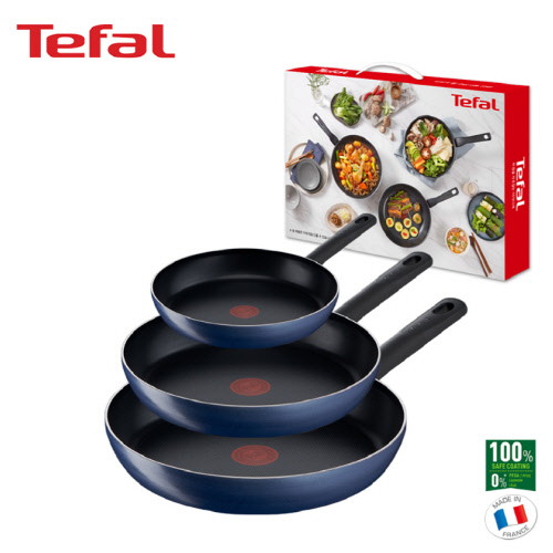 테팔 블루모멘트 3종 세트 (후라이팬 20cm+26cm+28cm)