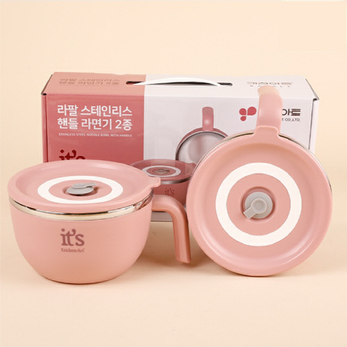 키친아트 라팔 스테인리스 핸들 라면기(2P)