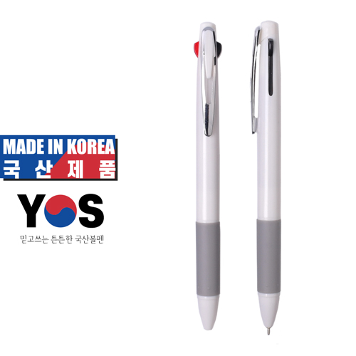 오케이 메탈클립2색볼펜