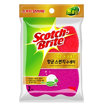 [3M]제로스크래치 스펀지수세미(2매)
