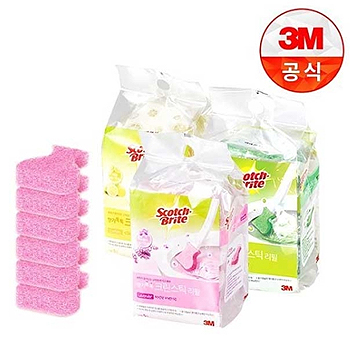 [3M]New향기톡톡 일회용 변기솔 크린 스틱 리필 5