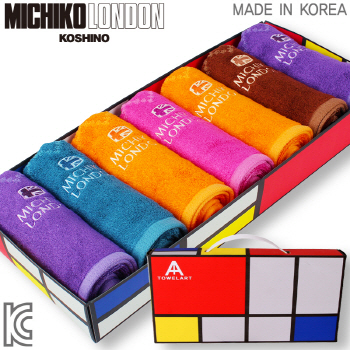 미치코런던 크리스탈 뱀부얀 타월아트 7P세트