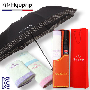 협립 2단 커넥션보다 자동우산+눈꽃타월세트