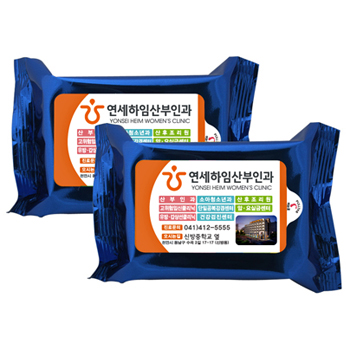 메탈블루 30매 물티슈