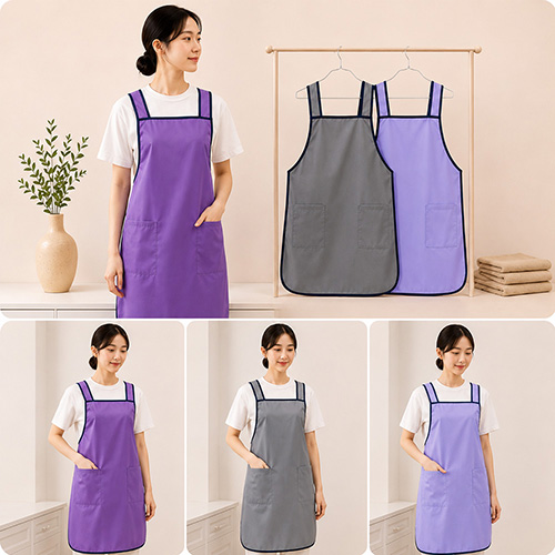 항균 메쉬 방수 H형 앞치마